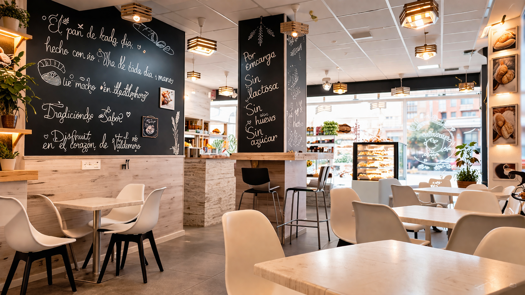 Interior de Pan de Madre Tierra en Valdemoro